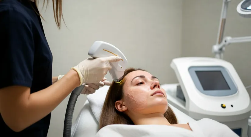 Successful fractional laser facial treatments