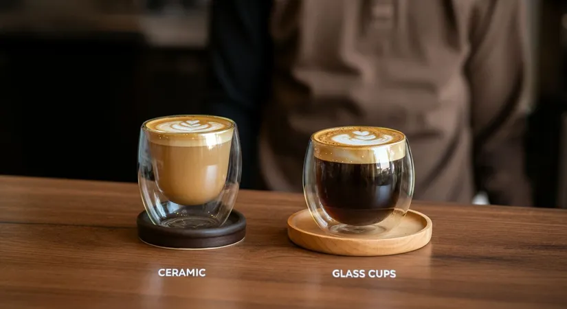 Ceramic vs glass coffee cups comparison