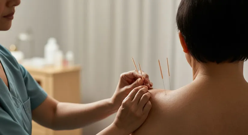 Acupuncture for pain relief and anxiety