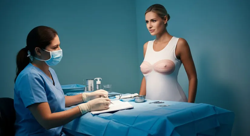 Breast augmentation safety question in Arabic