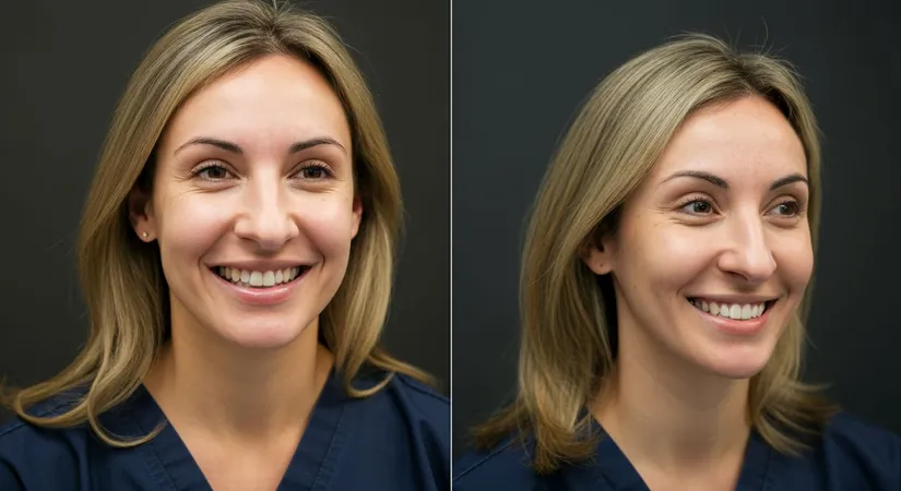 Nose job before and after photos